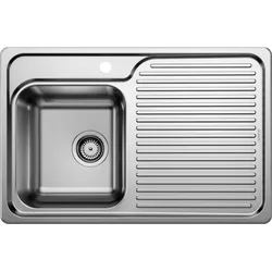 Blanco Classic 40 s Spüle 511125 78x51cm, Edelstahl Seidenglanz, links, ohne Ablauffernbedienung