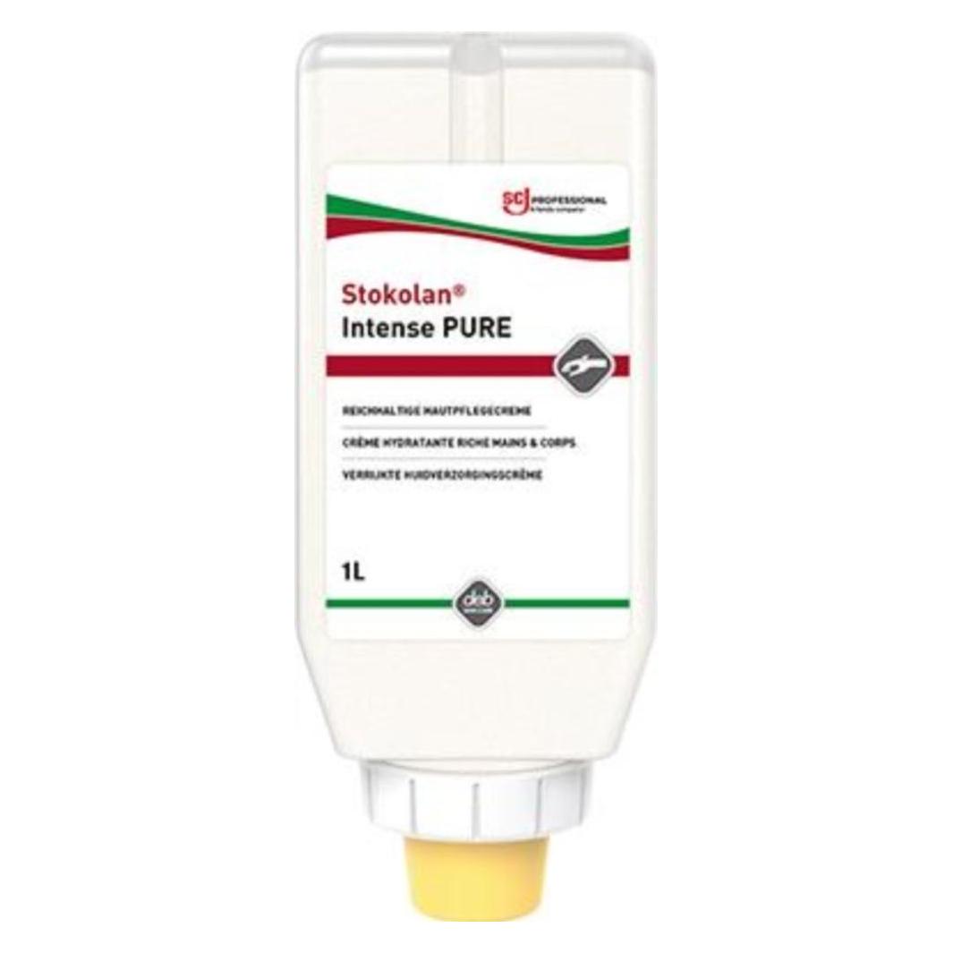 Deb Stoko Stokolan Intense PURE Hautpflegecreme intensiv 1.000 ml Softflasche sehr trocke (Flüssigseife, 1000 ml) (4016208364314)
