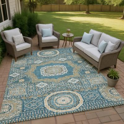 Addison Rugs Machine Washable Indoor/ Outdoor Traditonal Isaiah Chantille Rug