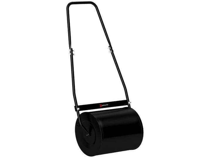 ComfortXL Rasenwalze De-13732 30 L Füllvolumen mit ergonomischem Griff Schwarz, Metall, 32x108x50 cm, Gartenzubehör, Gartenpflege, Rasenmäher