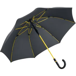 FARE AC Midsize Stockschirm Style Regenschirm 4784 black/yellow Ø 112 cm