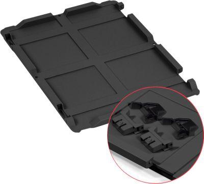 Schäfer Shop Pure Scharnierdeckel Serie Economy für Euroboxen 400 x 300 mm, Kunststoff, anthrazit