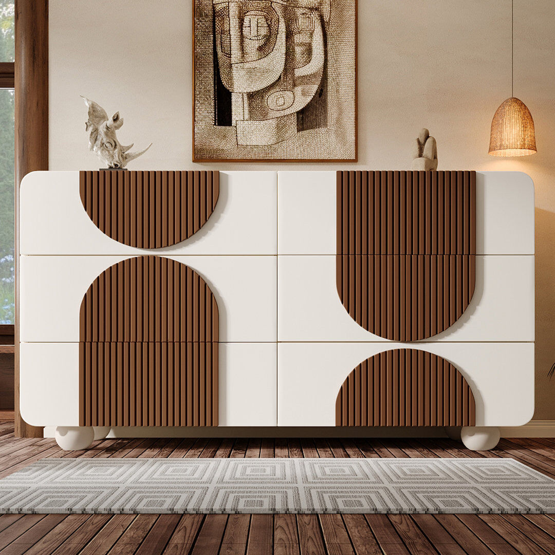 Fairmont Park 121 cm W Sideboard White 71cm H X 121cm W X 41cm D