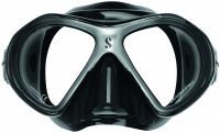 Scubapro Tauchmaske SPECTRA MINI - Silikon: schwarz - Rahmen: silber