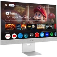ZenScreen MS27UC Smart Monitor, LED-Monitor 68.6 cm (27 Zoll), grau, UltraHD/4K, IPS, USB-C, Google TV, HDR