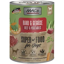 MAC ́s DOG Rind & Gemüse 6x800 g