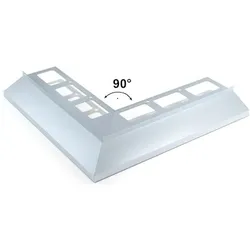 Eckstück für tropfkantenpr 90° H9 außen Havos, Aluminium Natürlich Kantenhöhe 9 mm, RALOPVNE940