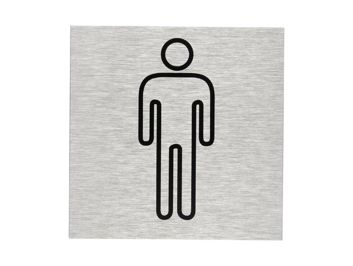 Alu-Schild Herren Symbol ⌀ 12 cm