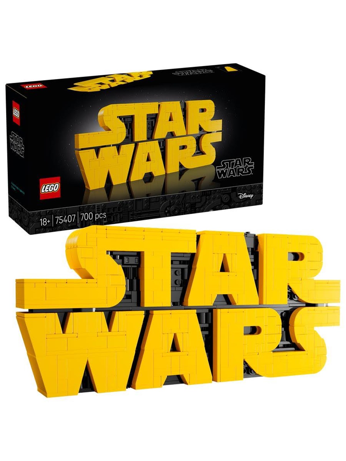 LEGO Star Wars 75407 Star Wars Logo aus Steinen