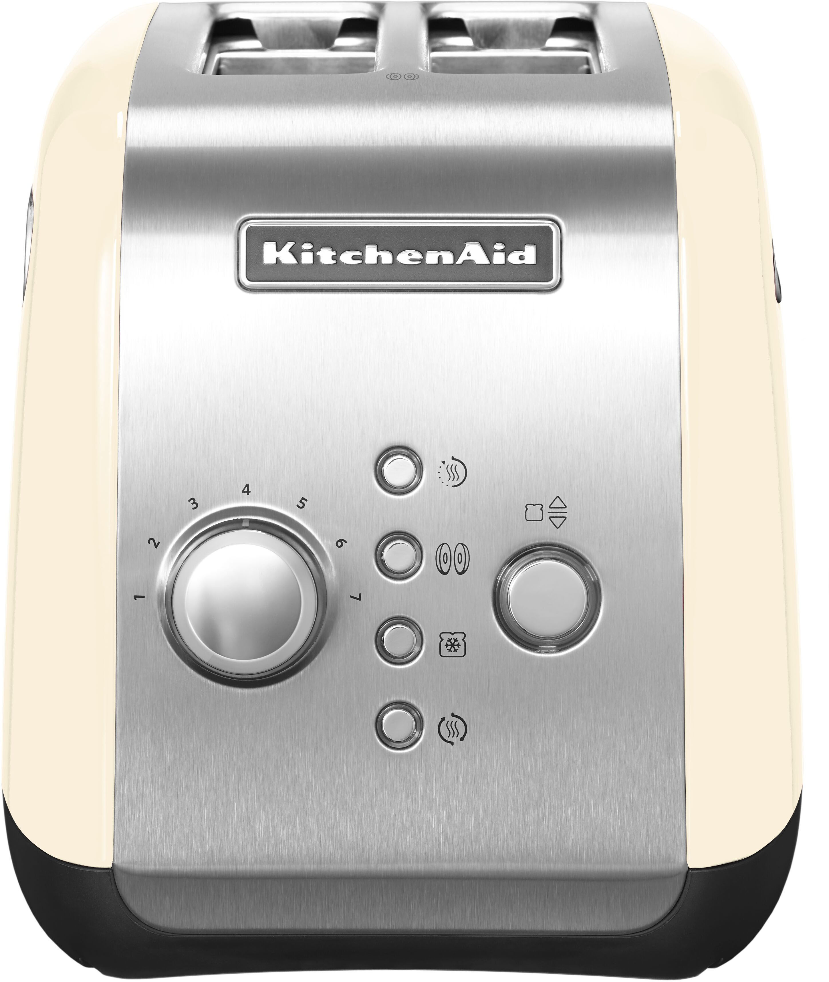 KitchenAid Toaster "5KMT221EAC Creme", beige (creme), B:28,6cm H:21cm T:18,4cm, Toaster, Toaster