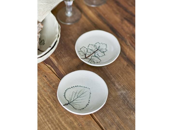 Assiettes Aubrin lot de 2 Ø 11cm Vert