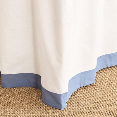 Hannah 5-Paneled Dorm Bedskirt - Cornflower - Ballard Designs