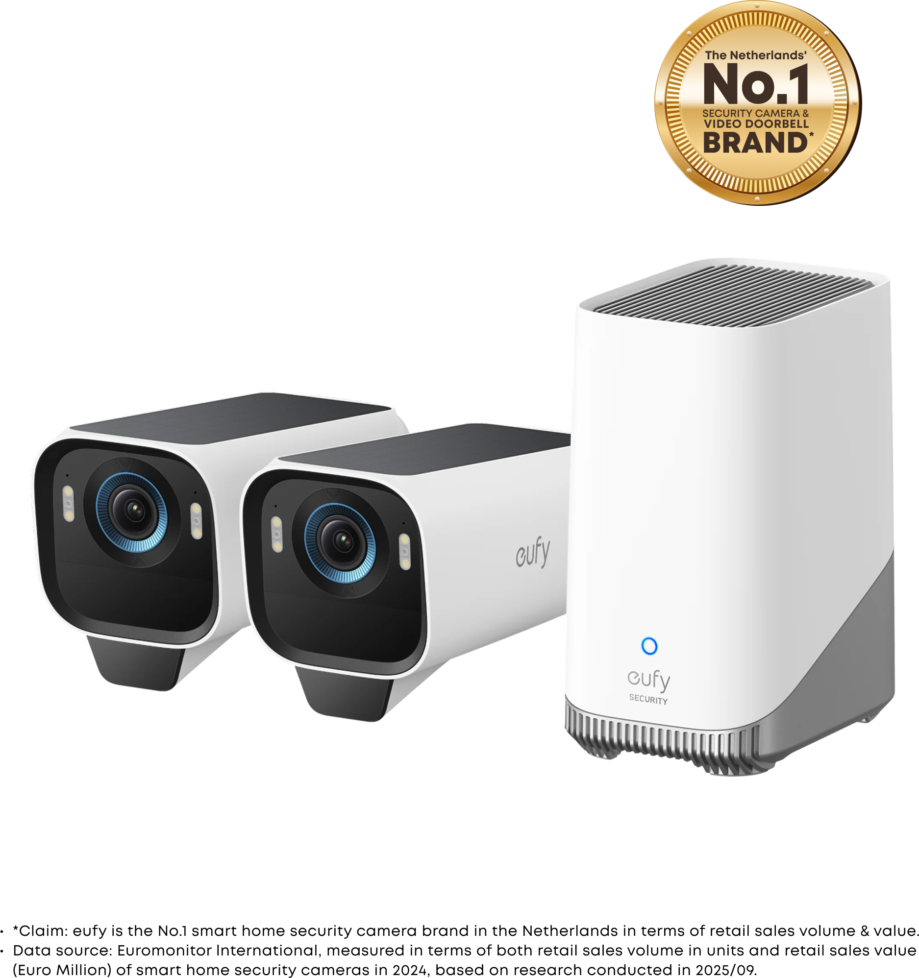 eufyCam S3 Pro 2-Cam Set white