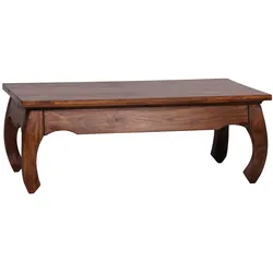FineBuy Massiv-Holz Couchtisch Wohnzimmertisch Beistelltisch Landhaus Sofatisch