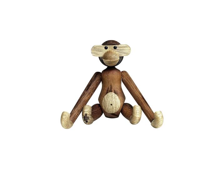 Kay Bojesen Denmark Mini singe Kay Bojesen bois teck-limba