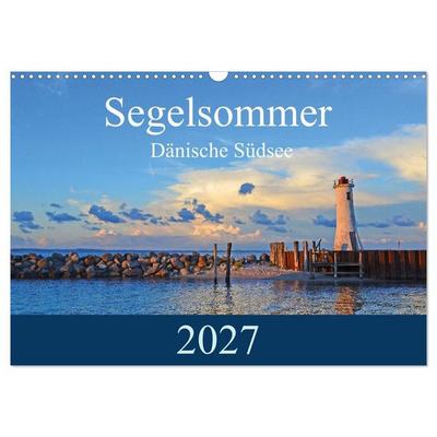 Segelsommer - Dänische Südsee (Wandkalender 2027 DIN A3 quer), CALVENDO Monatskalender