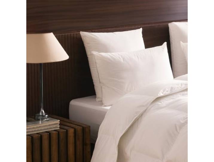 DODO - Oreiller Alpage 60x60 cm - Medium - 55% Duvet - 30% Laine 55% Duvet de Canard - 30% Flocons de Laine - 15% Plumettes de Canard - Dormeurs Dos - Enveloppe 100% Percale - Lavable 30°C