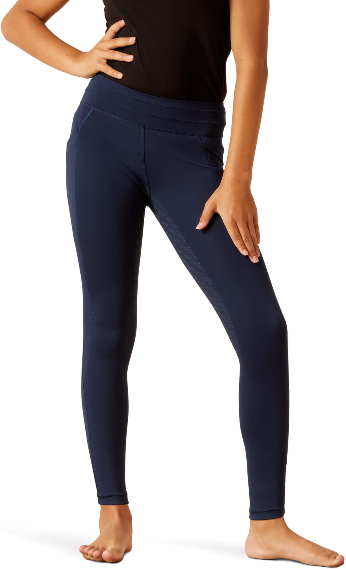 Kid's Eos 2.0 Full Seat Tight in Navy, Size: Medium Regular by Ariat