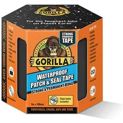 Gorilla, Klebeband, 3044720 Panzerband, PE-Klebeband Schwarz, 0.86mm x 100mm x 3m (100 mm)