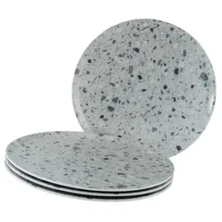 CreaTable Stone Collection Florenz Pizzateller 4-tlg Porzellan