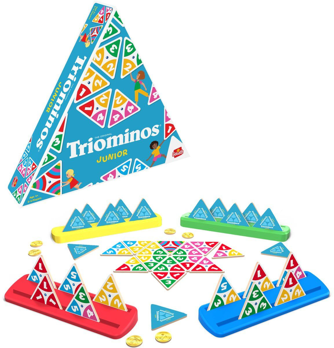 Goliath Triominos Junior Bordspel met 2 spelniveaus