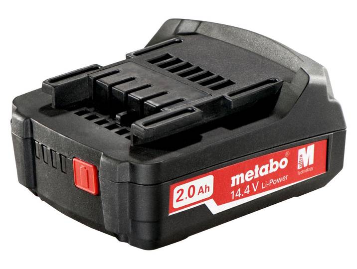 Metabo Ersatzakku 14\,4 V\, Werkzeugakku 2\,0Ah Li-Power\, Akku für Werkzeuge