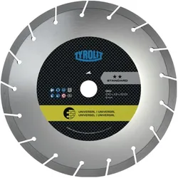Tyrolit, Sägeblatt, Diamanttrennscheibe DCU Standard Ø 230 mm Bohrung 22,23 mm Bau universal 7 mm