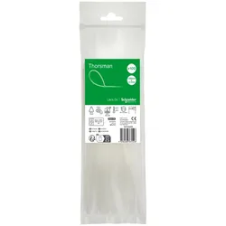 Schneider Electric IMT46409 Kabelbinder Thorsman, Abmessung: 200X2,5 mm, VPE=100 Stück Farbe: klar