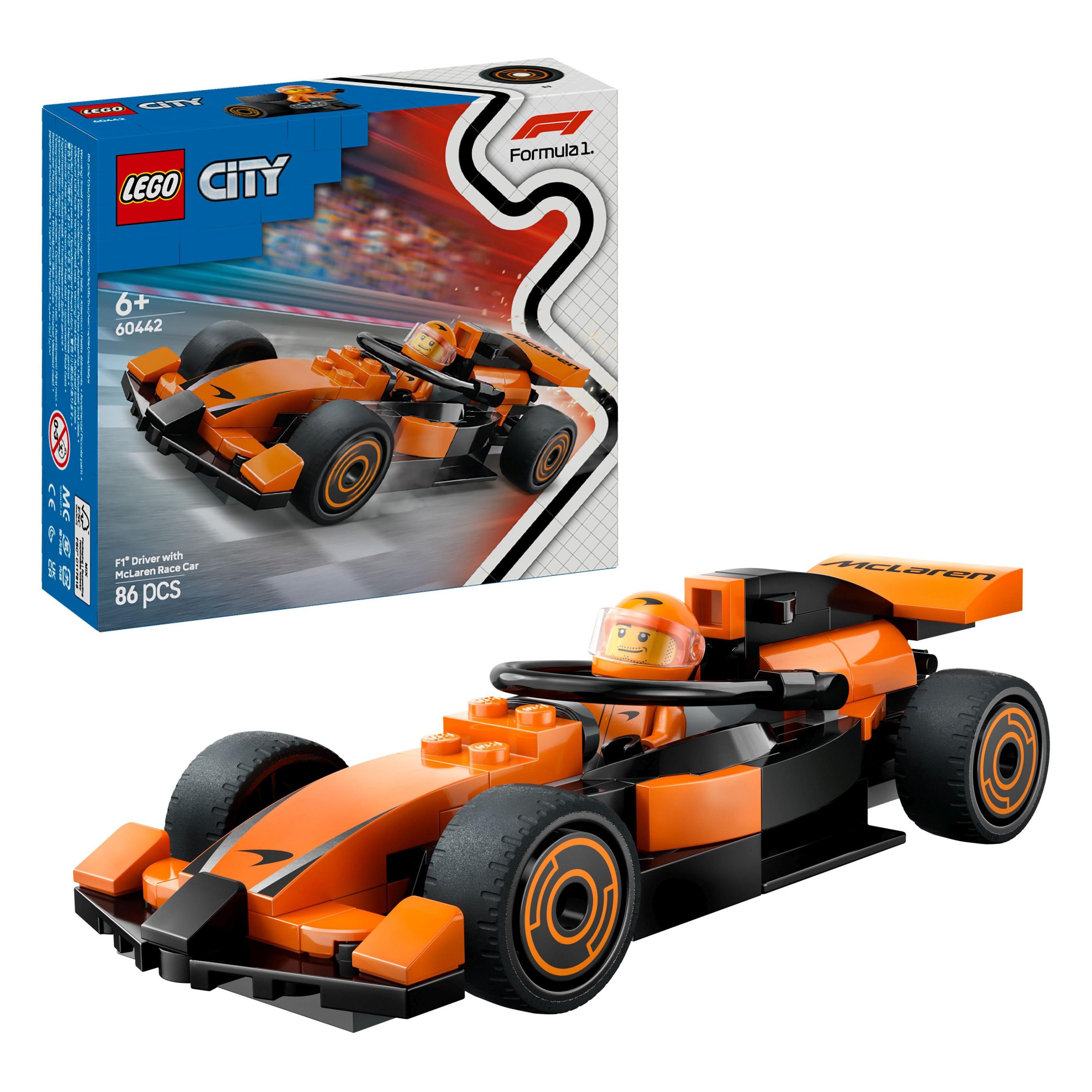 LEGO F1 Rennfahrer mit McLaren Rennauto (60442)