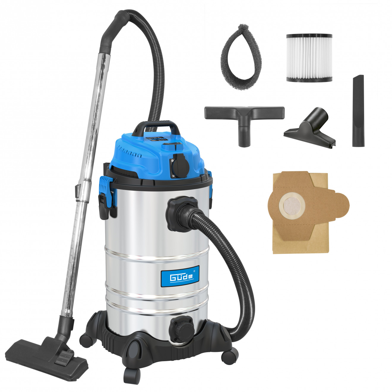 Güde Nat- en droogstofzuiger, 30L