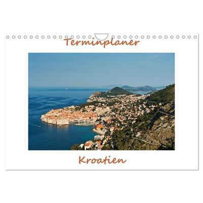Kroatien, Terminplaner (Wandkalender 2027 DIN A4 quer), CALVENDO Monatskalender