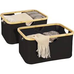 Korb 2er Set ECORI (BHT 40x21,50x33 cm) - BHT 40x21,50x33 cm