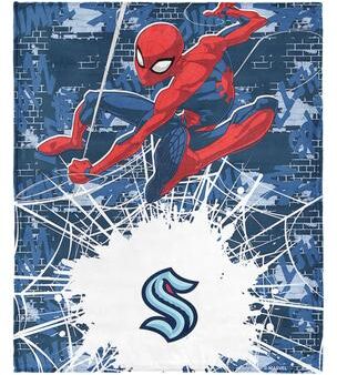 NHL Marvel Spider Man Web Sling Silk Touch Throw Blanket