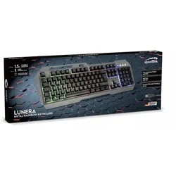 SPEEDLINK LUNERA Metal Rainbow Gaming Keyboard, black - DE layout
