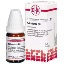 BELLADONNA D 3 Globuli 10 g Globuli