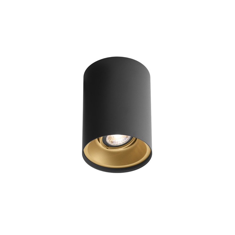 Wever & Ducré Downlight SOLID CEILING SURF 1.0 PAR16 schwarz/Champagner 133120CH0 5404037302772