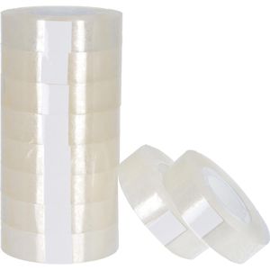 Böttcher-AG Klebeband 15mm x 33m, kristallklar, Kern-Ø 26mm, 10 Stück