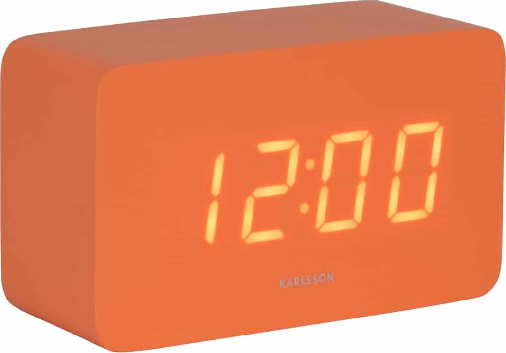 Karlsson Designov LED-klok met voet model KA5983OR