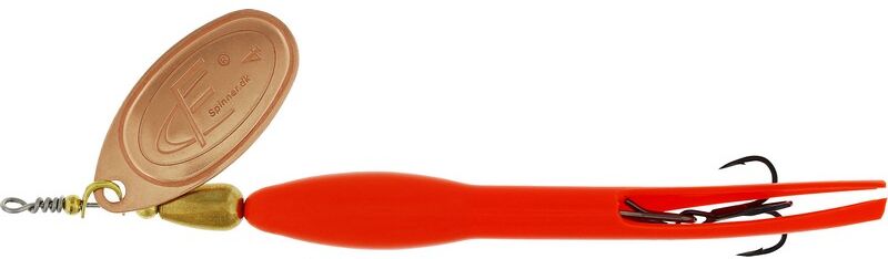 Westin Fc Spinner Downstream-30 Gr.-Fluoro Orange/copper Blade
