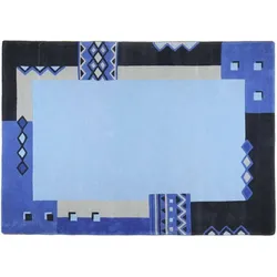 THEKO Teppich Florida, 3193, blau 200cm oktogonal