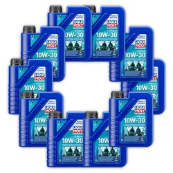 10x Motoröl LIQUI MOLY 25022 Marine 4T Motor Oil 10W-30 Boot Schiff 1 Liter