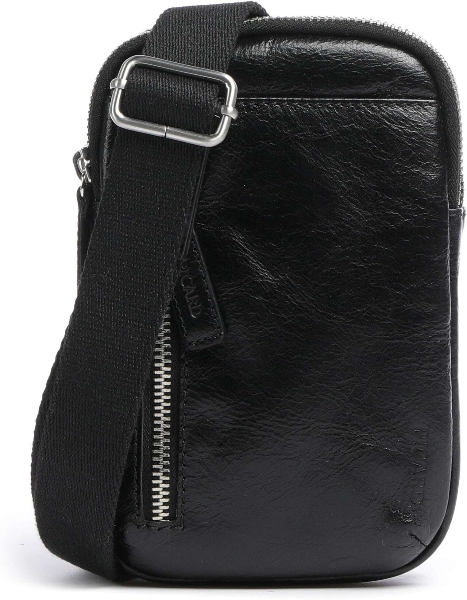 Picard Buddy Handytasche aus Leder, schwarz