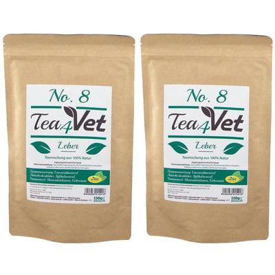 Tea4Vet No.8 Leber f.Hunde 2x 2x150 g Tee