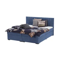 Boxbett  Didcot , blau , Maße (cm): B: 187 H: 104