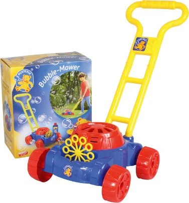 Pustefix Bubble-Mower Rasenmäher (blau/rot)