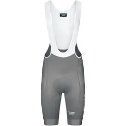 Pas Normal Studios Mechanism Logo Bibs Kurze Trägerhose Herren - medium grey - S