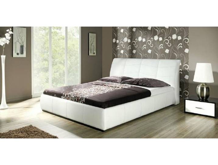 Xlmoebel Polsterbett Apollo Polsterbett mit Lederbezug und Bettkasten (1-tlg., BETT DESIGNER POLSTERBETT EHEBETT DOPPELTBETT APOLLO S), Hergestellt in Europa