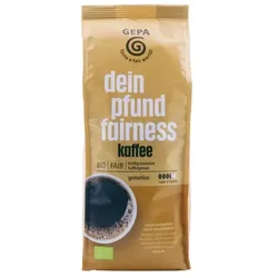 GEPA dein pfund fairness kaffee, gemahlen bio 500g