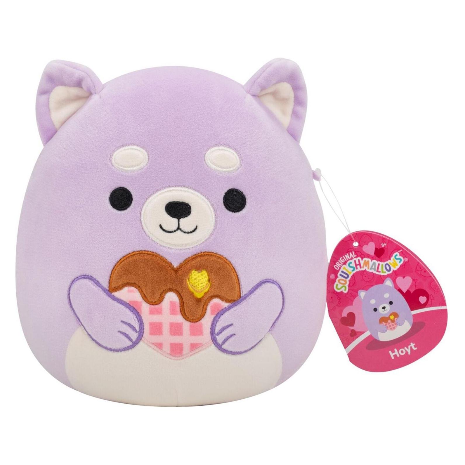 Squishmallows Hoyt der Shiba Inu mit Herzwaffel (19 cm) (SQVA01577)