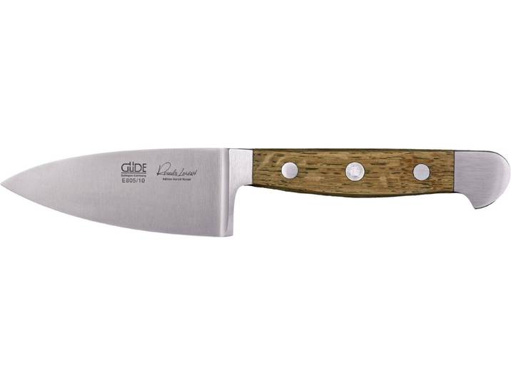 Güde Messer Solingen Käsemesser Güde Alpha Hartkäsemesser 10cm, Fasseiche
